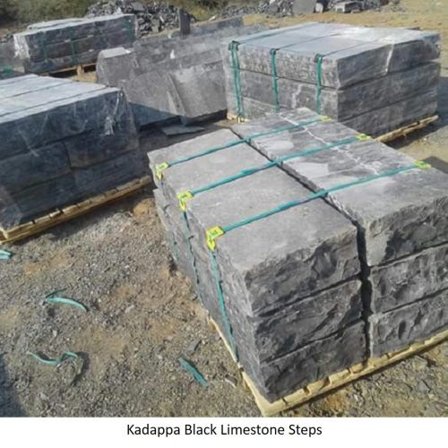 Kadappa Black Limestone Steps